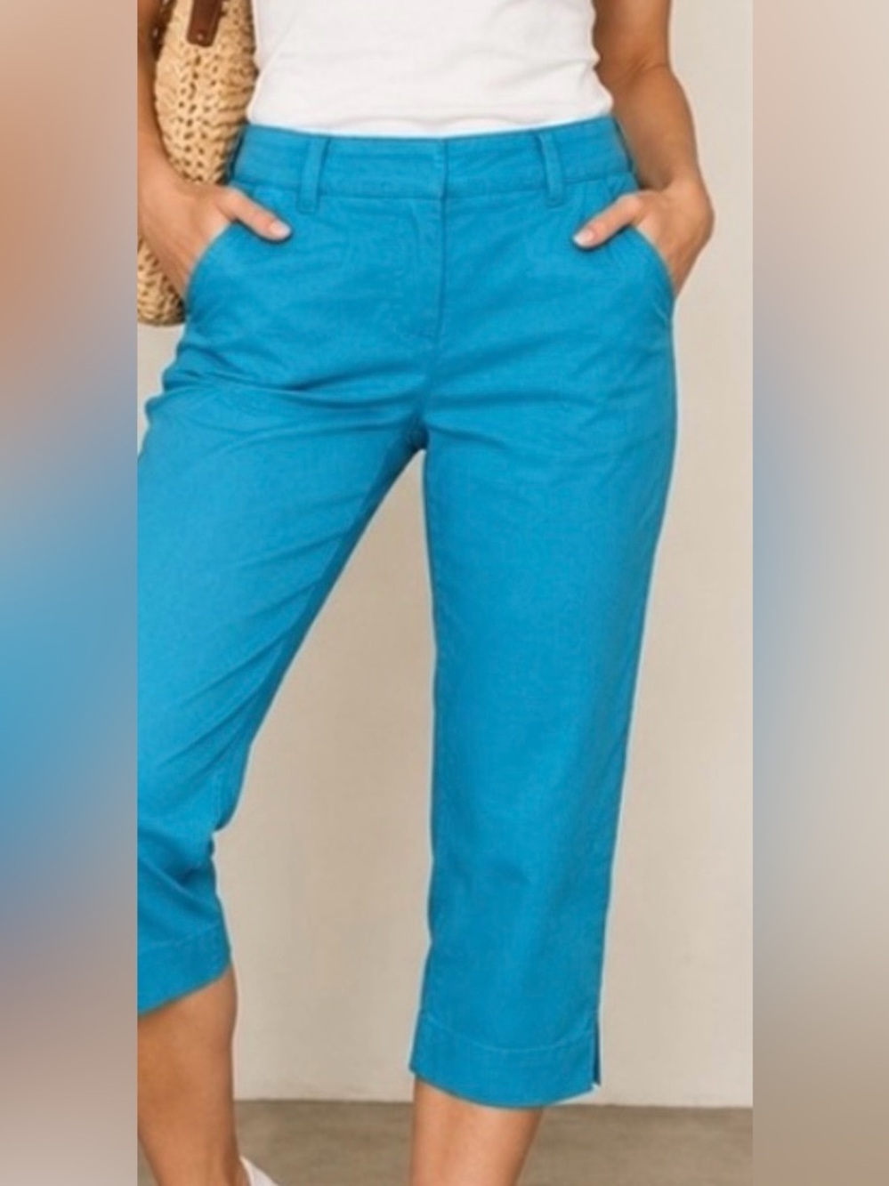 Attention Slim Fit Capri Pants